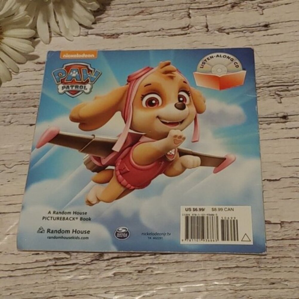 Easy Reader Paw Patrol High Flying Skye paperback children picture book - Picture 3 of 3